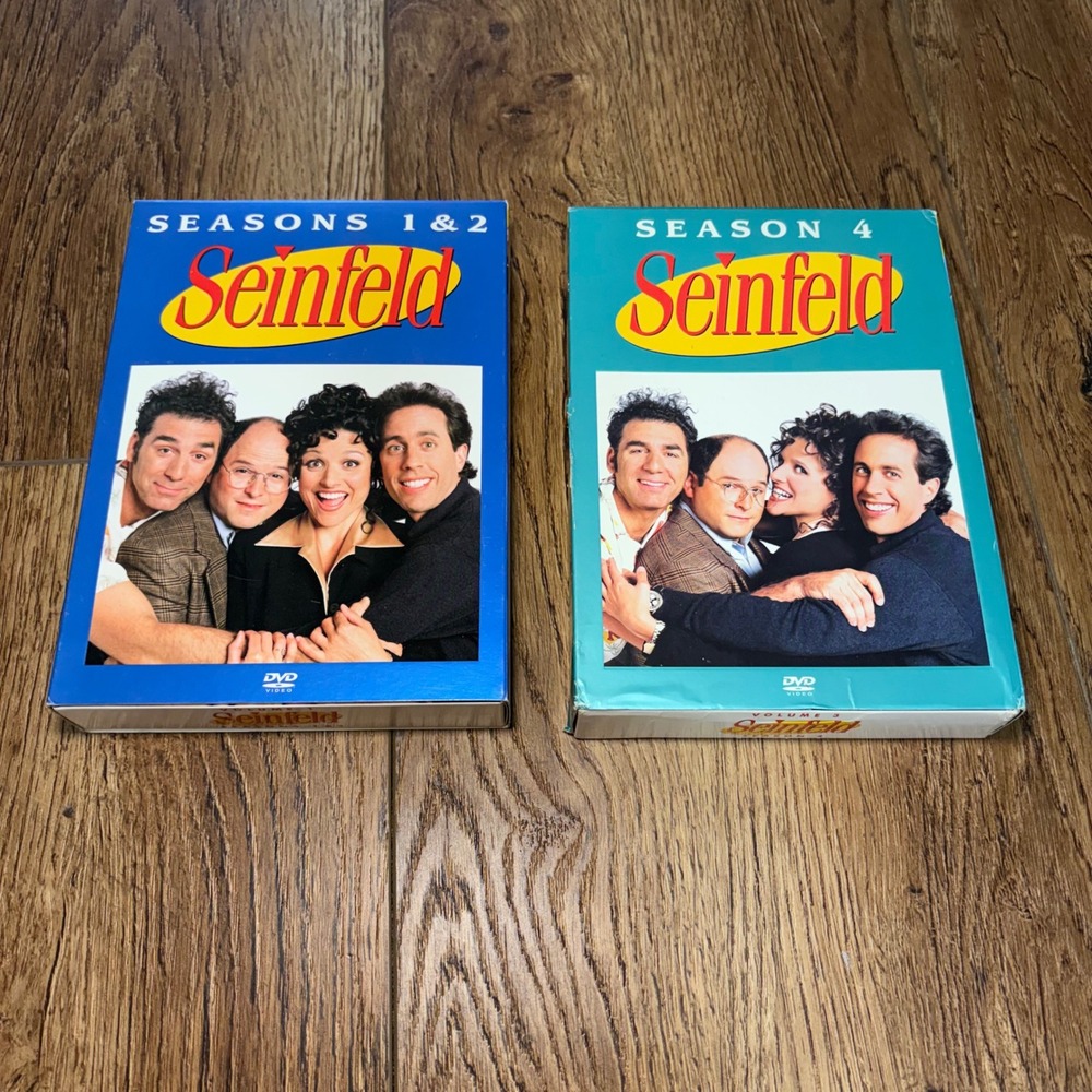 Seinfeld Series Seasons 1,2,4 DVD Lot 2004 Release Set